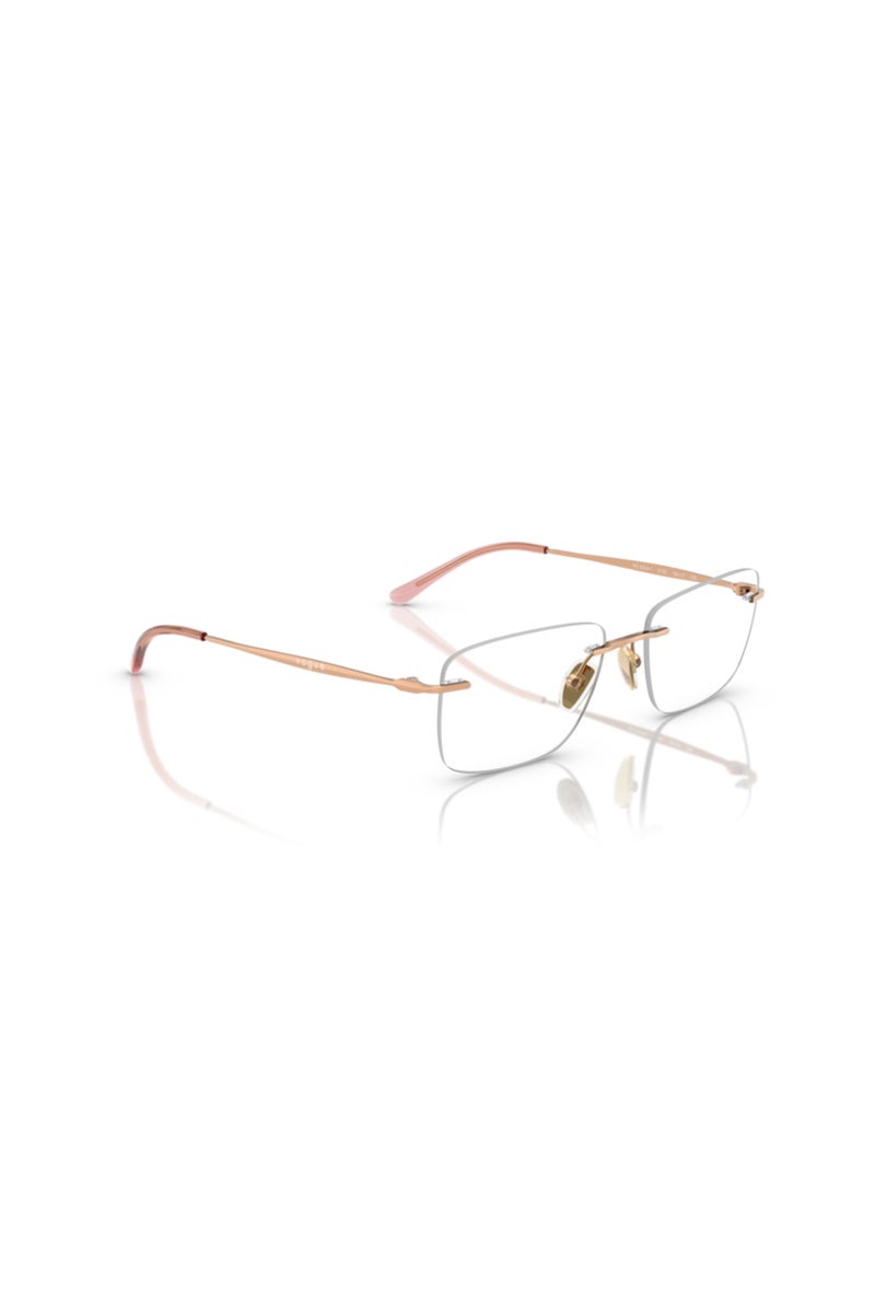Vogue Women's Eyeglasses in Rose Gold - 53mm Lens Size - Image 4
